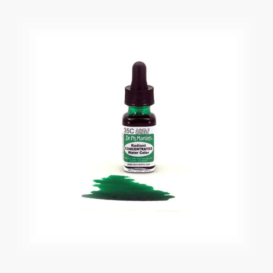 Jungle Green Radiant Concentrated Water Color - 0.5oz