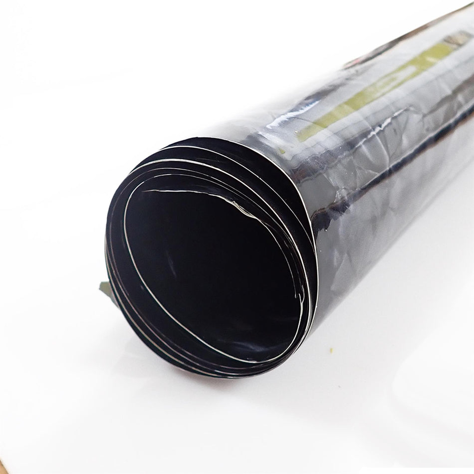 Black Large Pearloid Celluloid Sheet - 1600x700x0.17mm