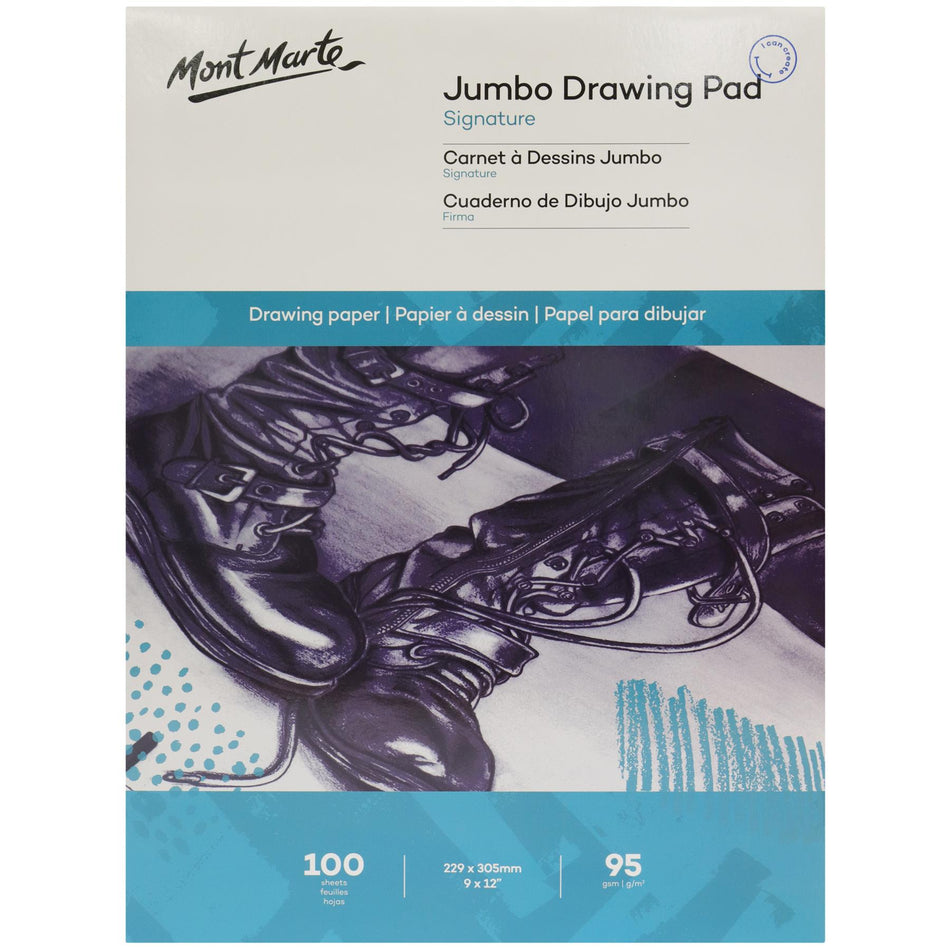 MSB0086 Jumbo Drawing Pad 22.9x30.5Cm 100Sht - 22.9x30.5Cm