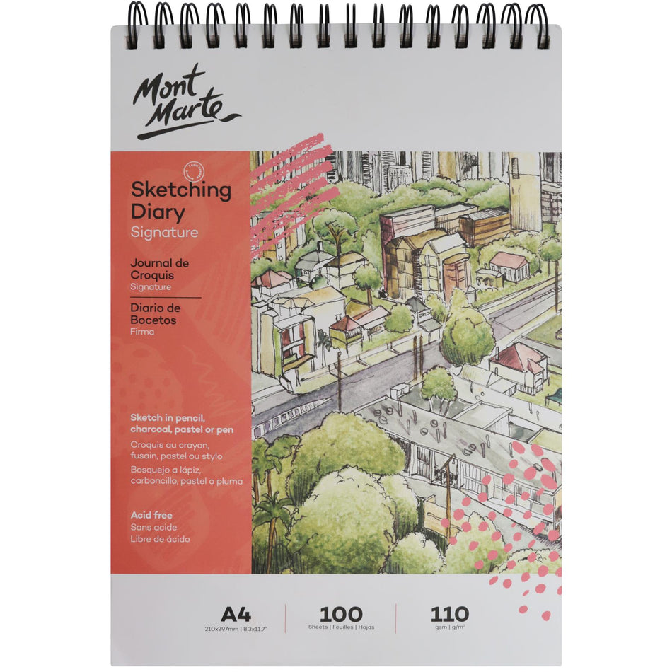 MSB0073 Jumbo Sketching Diary 100 Sht - A4