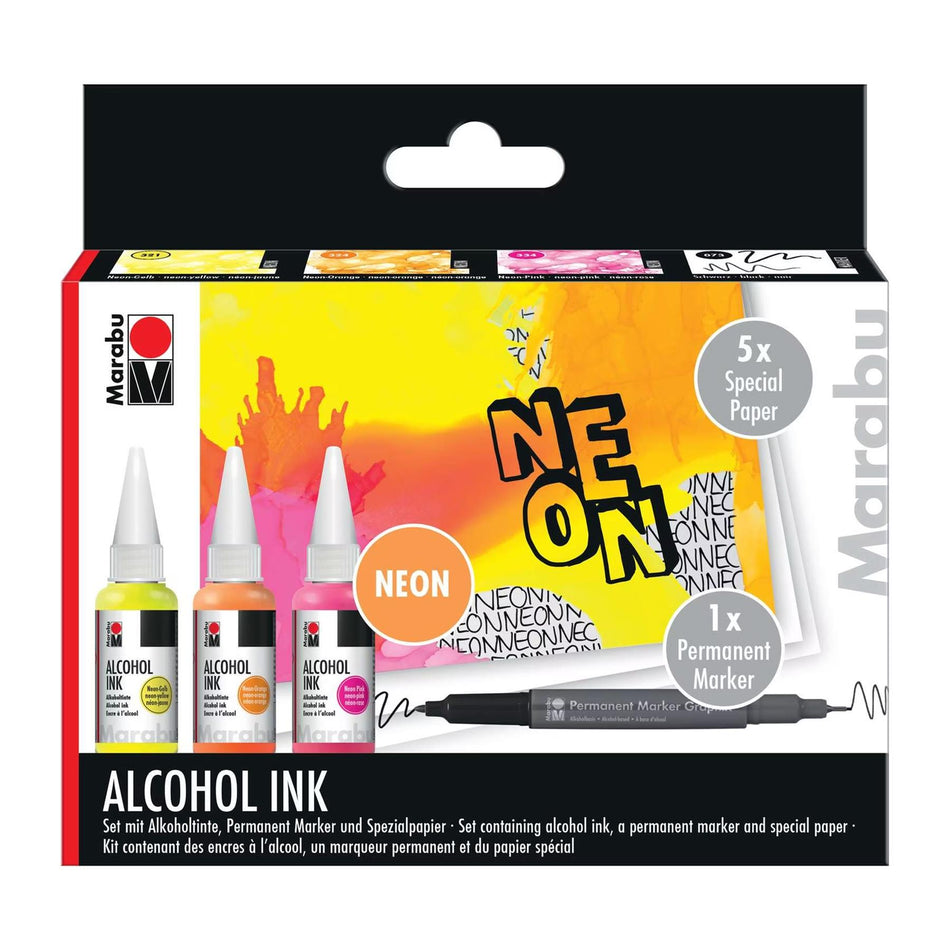Neon Alcohol Ink Set