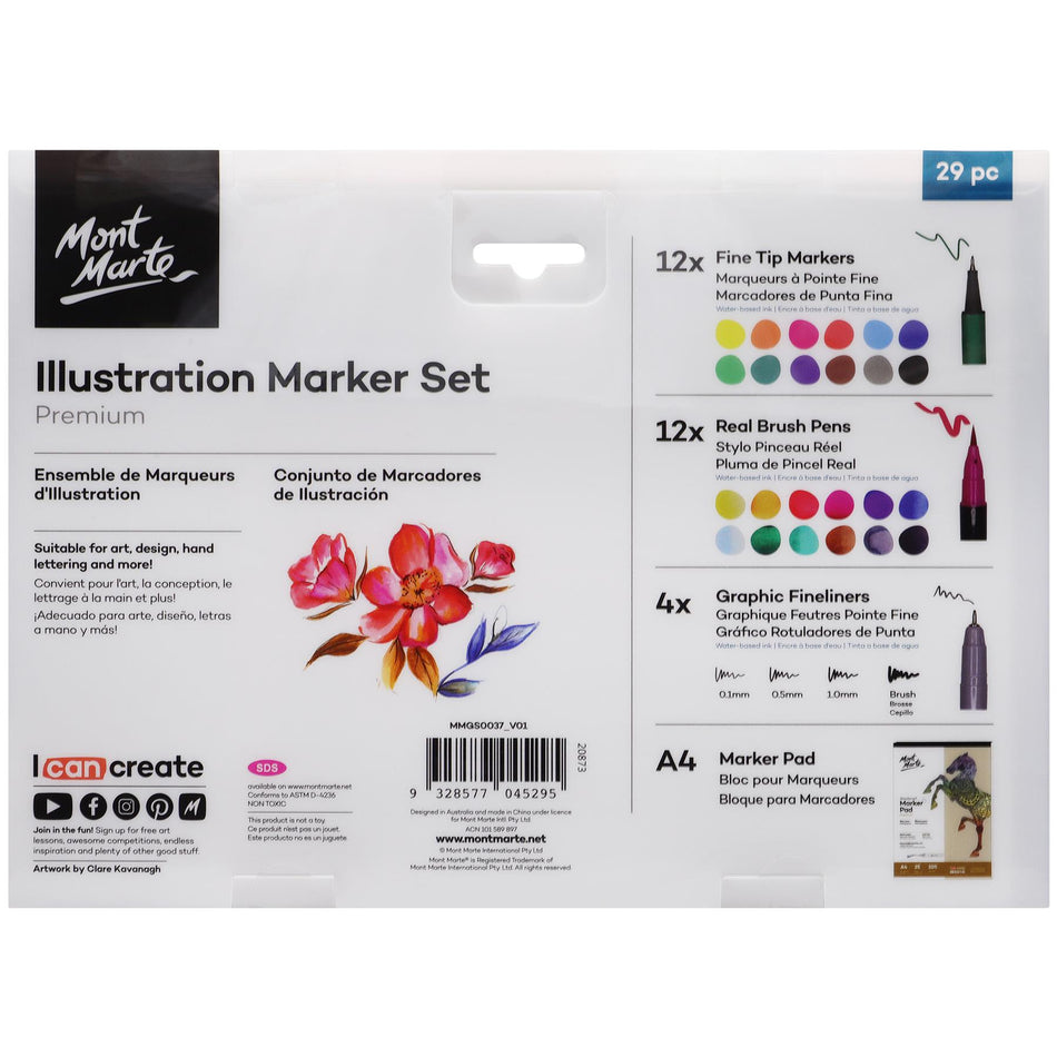 MMGS0037 Illustration Marker Set - Set of 29