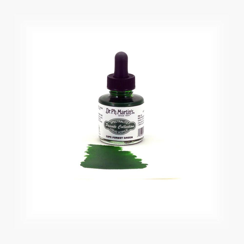 Forest Green Spectralite Private Collection Liquid Acrylics - 1.0oz