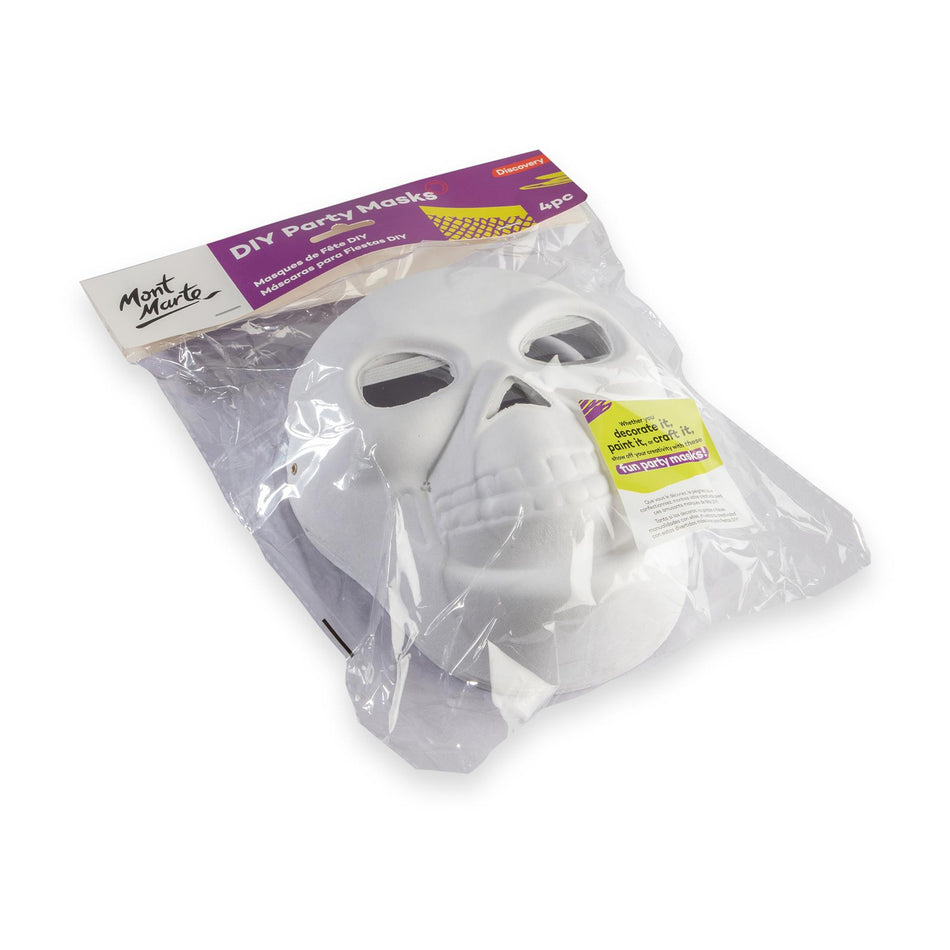 MACR0048 DIY Party Masks Design 6 - Pack of 4