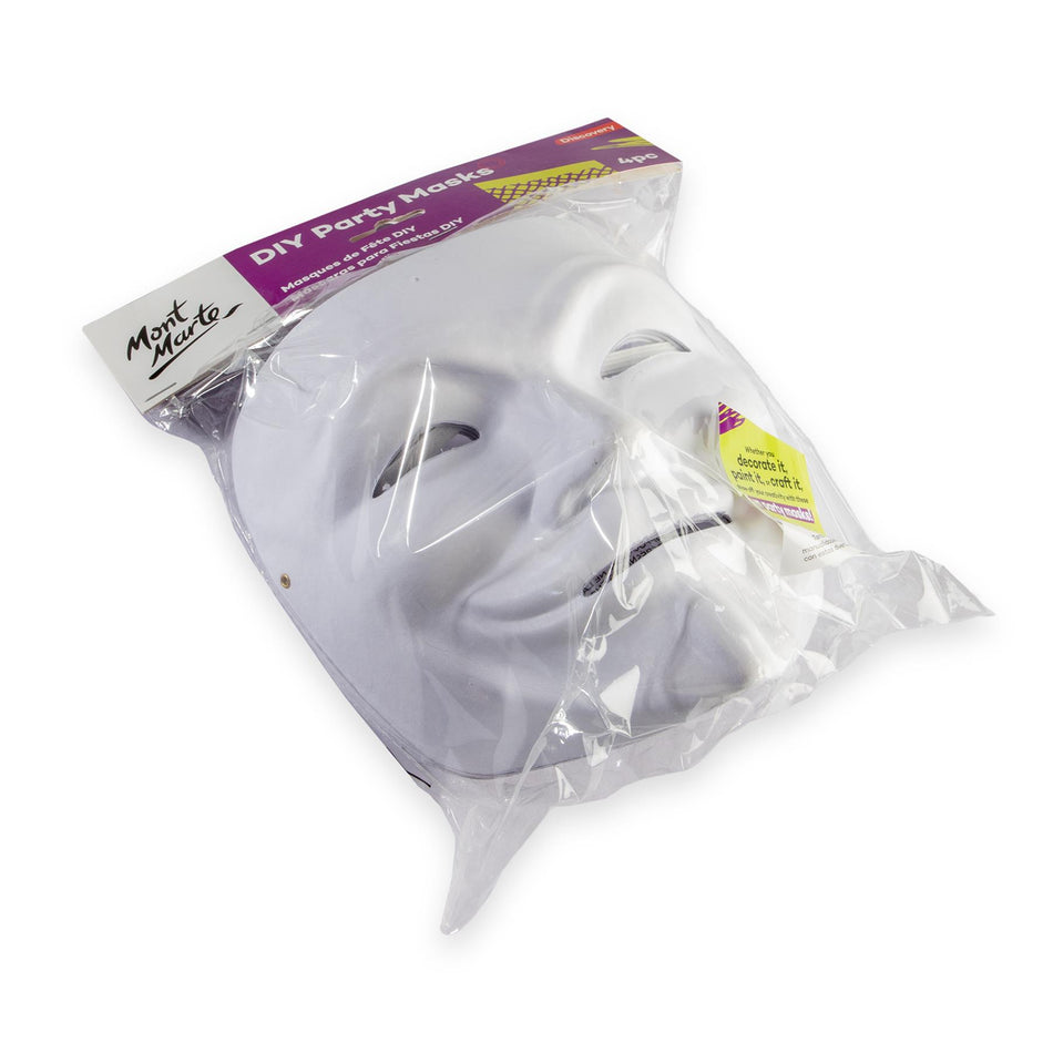 MACR0050 DIY Party Masks Design 8 - Pack of 4