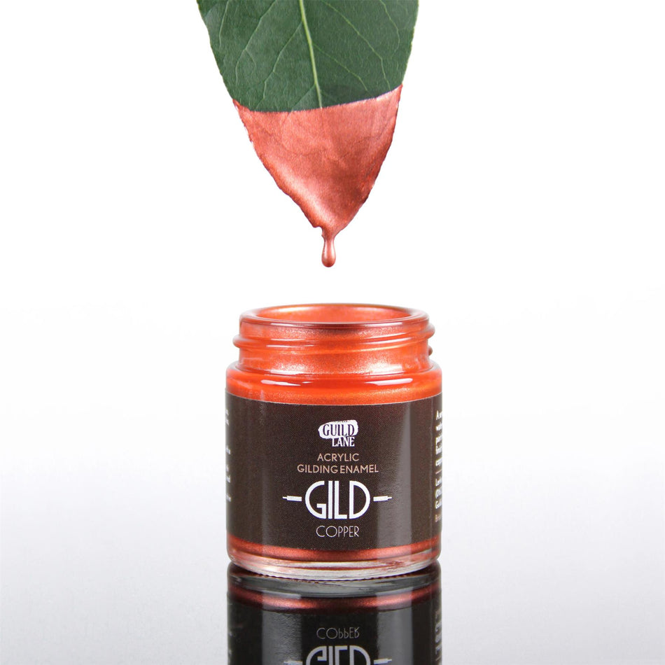 Copper Acrylic Gilding Enamel Paint - 30ml Jar