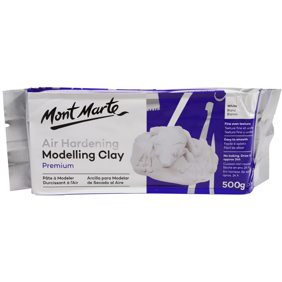 MMSP0005 White Air Hardening Modelling Clay - 500G