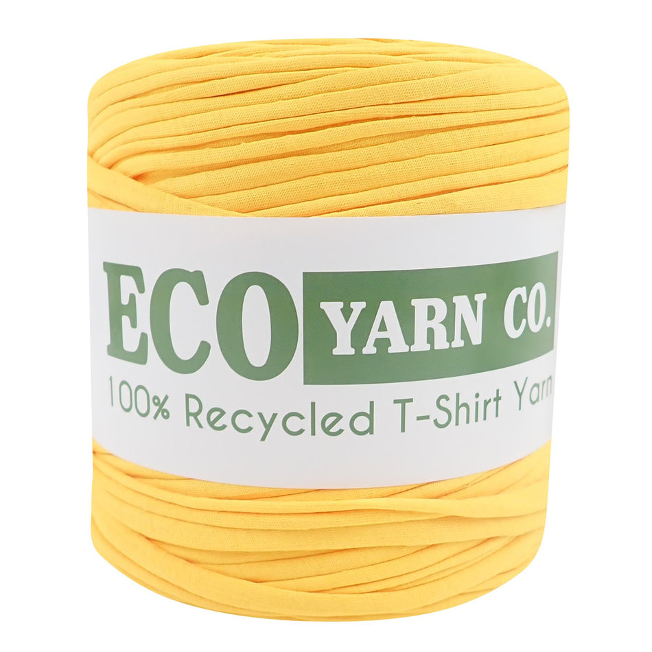Sunflower Yellow Cotton T-Shirt Yarn - 120M, 700g
