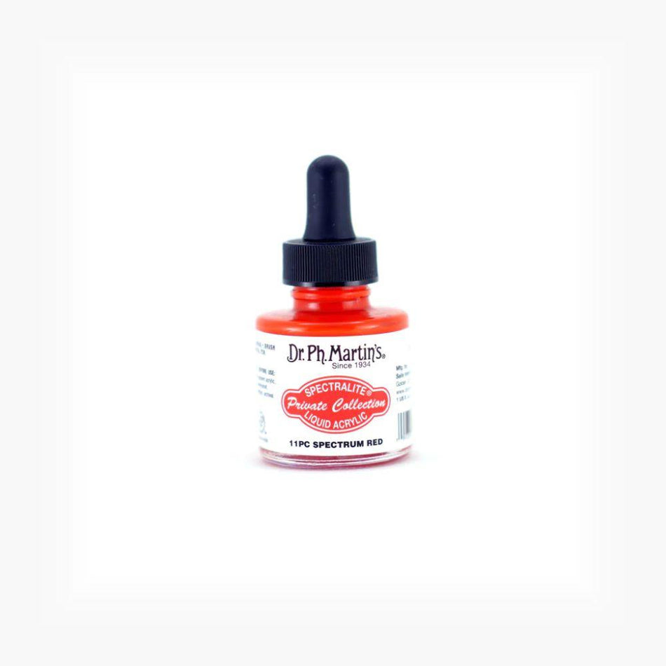Spectrum Red Spectralite Private Collection Liquid Acrylics - 1.0oz