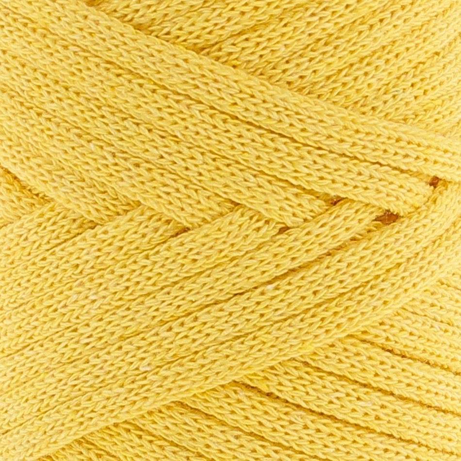 CORD35 Cordino Lemon Yellow Cotton Macrame Cord - 54M, 150g