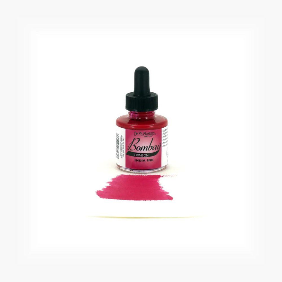 Crimson Bombay India Ink - 1.0oz