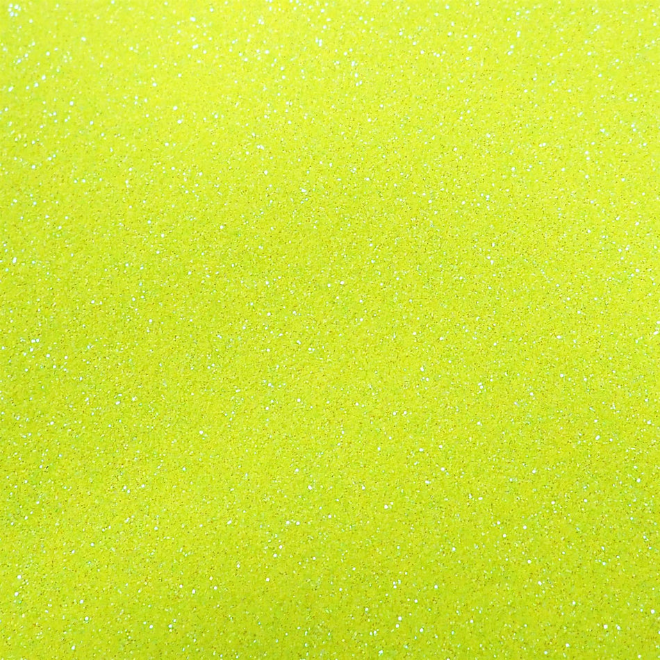 Yellow Fluorescent Glitter Flake - 100g 0.008