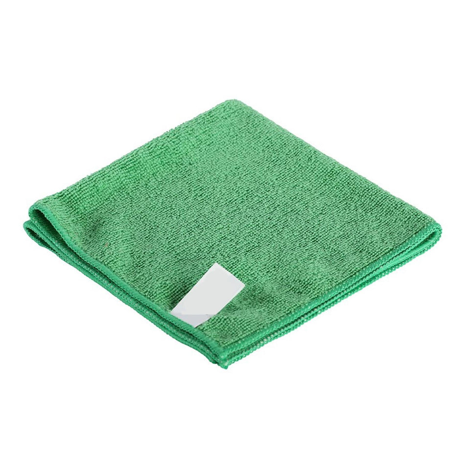 Green Microfibre Polishing Cloth
