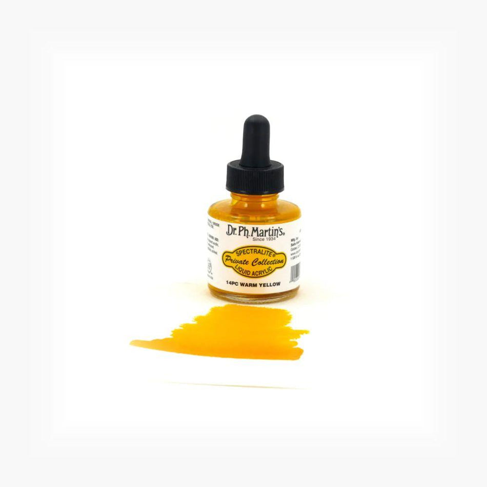 Warm Yellow Spectralite Private Collection Liquid Acrylics - 1.0oz