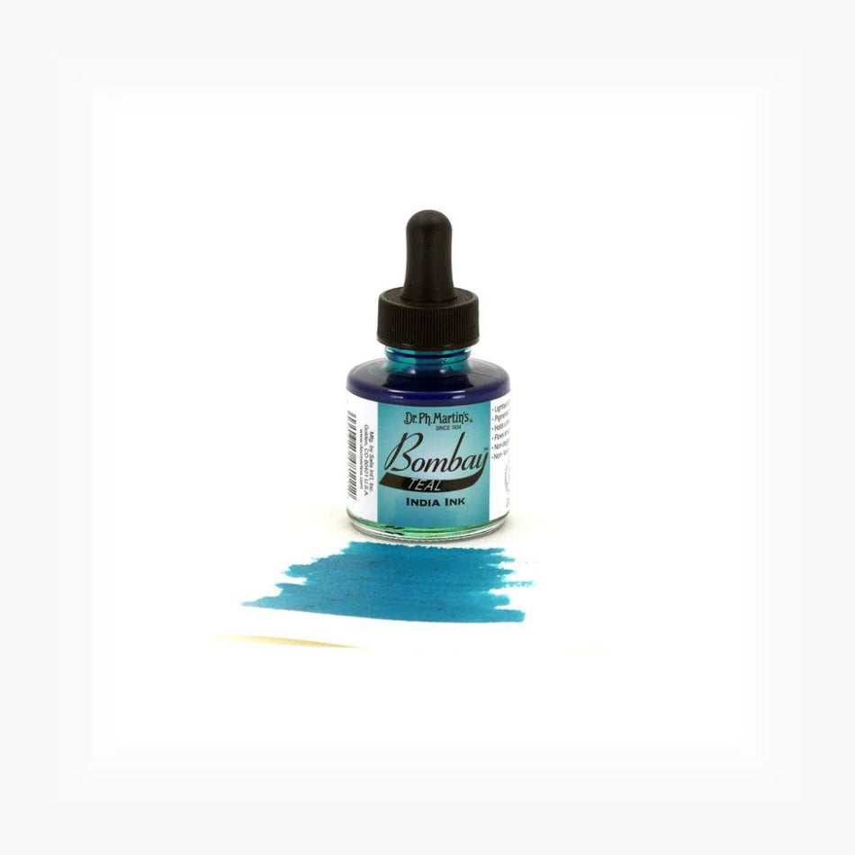 Teal Bombay India Ink - 1.0oz