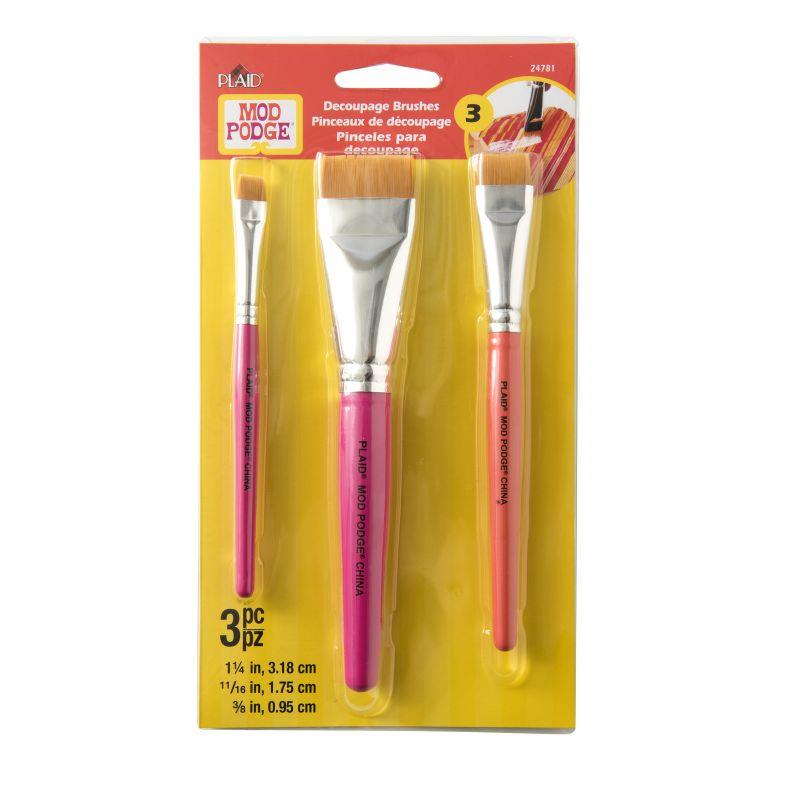 Mod Podge Foam 4-Piece Brush Set