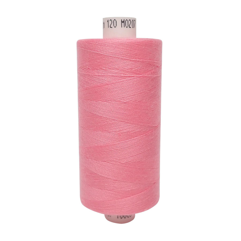 M0207 Pink Spun Polyester Sewing Thread - 1000M