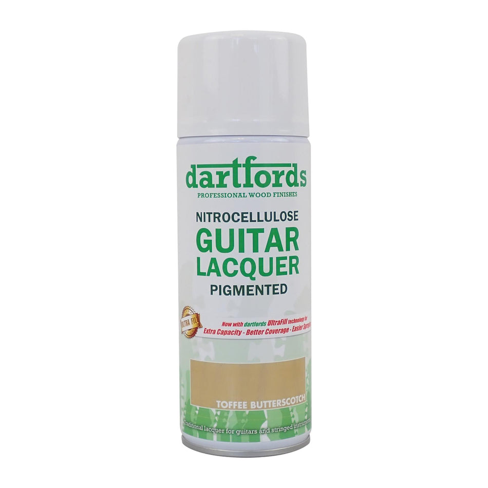 Toffee Butterscotch Pigmented Nitrocellulose Guitar Lacquer - 400ml Aerosol