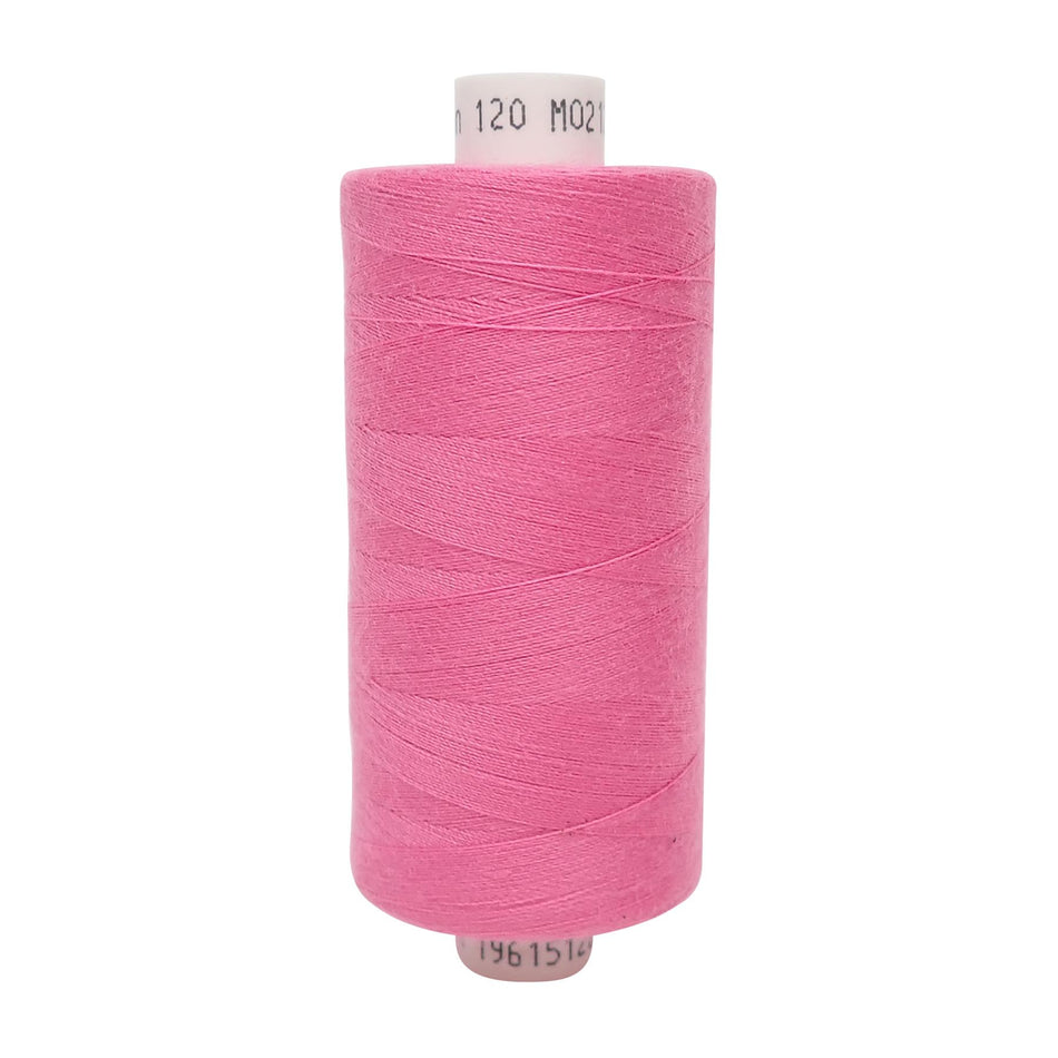 M0212 Hot Pink Spun Polyester Sewing Thread - 1000M