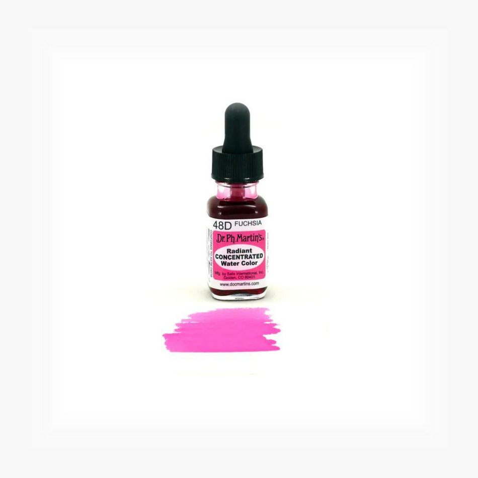Fuchsia Radiant Concentrated Water Color - 0.5oz