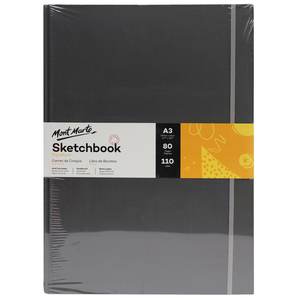 MSB0089 Hardbound Sketch Book 110Gsm - A3