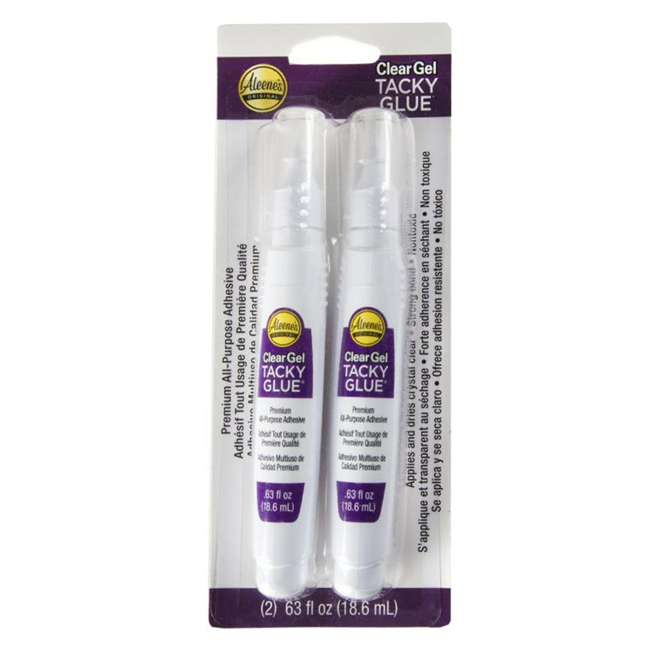 29618 Clear Gel Tacky Glue Pens - 0.63 fl oz, 18.6ml Pack of 2