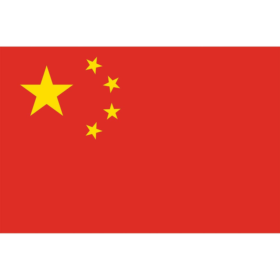 China Flag Waterslide Decal