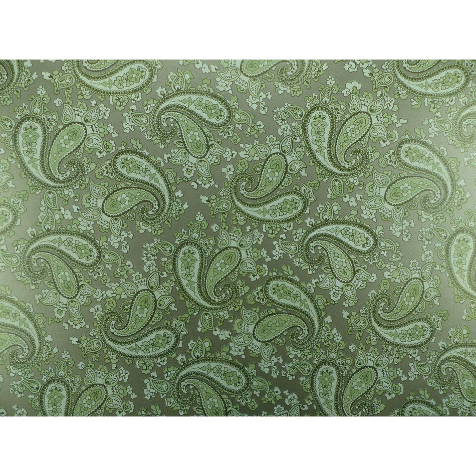 Slate Backed Racing Green Paisley Paper Guitar Body Decal - 420x295mm