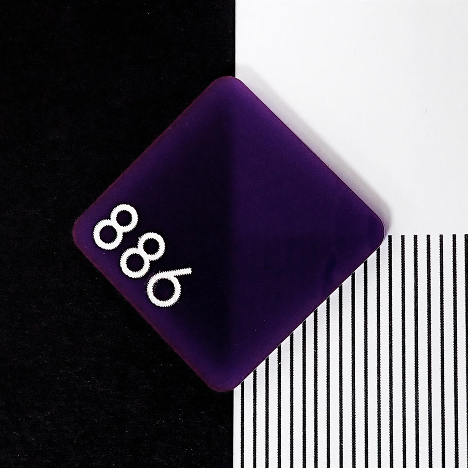 886 3MM Violet Cast Acrylic Sheet (3mm thick)