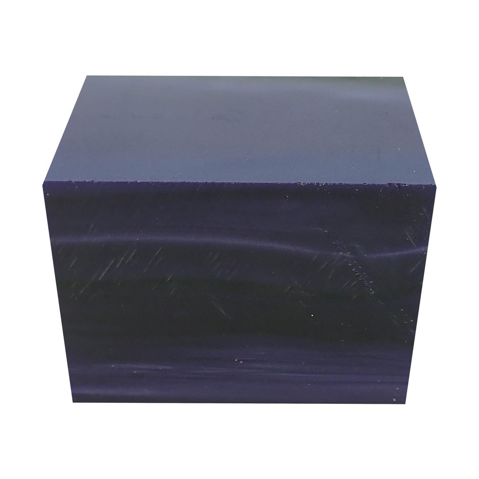 Purple Haze Abstract Kirinite Acrylic Block - 64x42x42mm