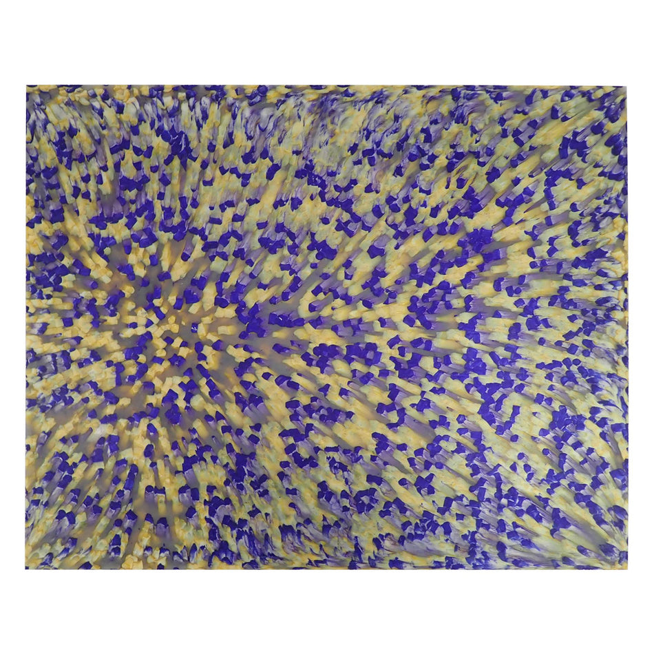 Purple and Gold Calico Casein (Galalith) Sheet - 500x400x6mm
