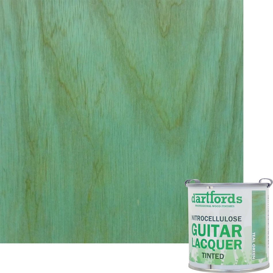 Teal Green Nitrocellulose Guitar Lacquer - 230ml Tin