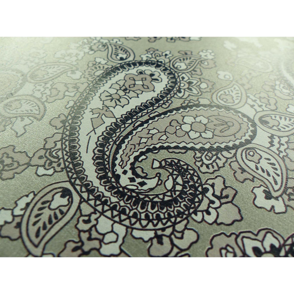 Slate Backed Black and White Paisley Paper Guitar Body Decal - 420x295mm