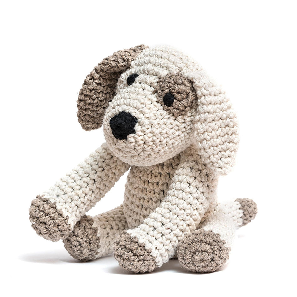 PAK139 Eco Barbante Milano Almond Cotton Puppy Millie Crochet Amigurumi Kit
