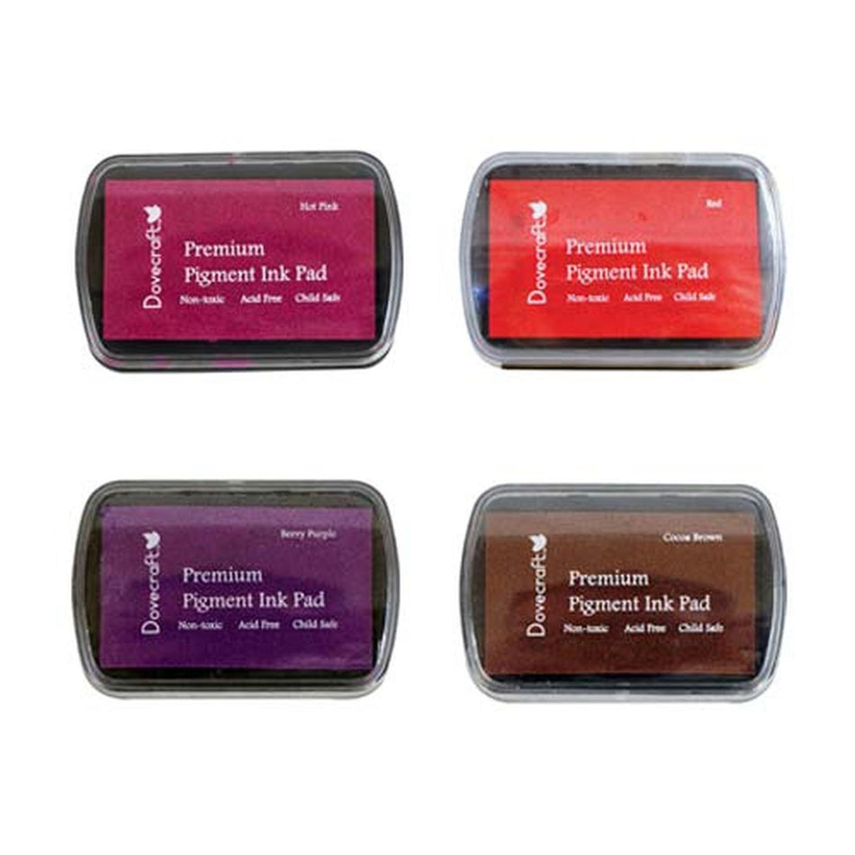 Reds Pigment Ink Pad Bundle - Set of 4