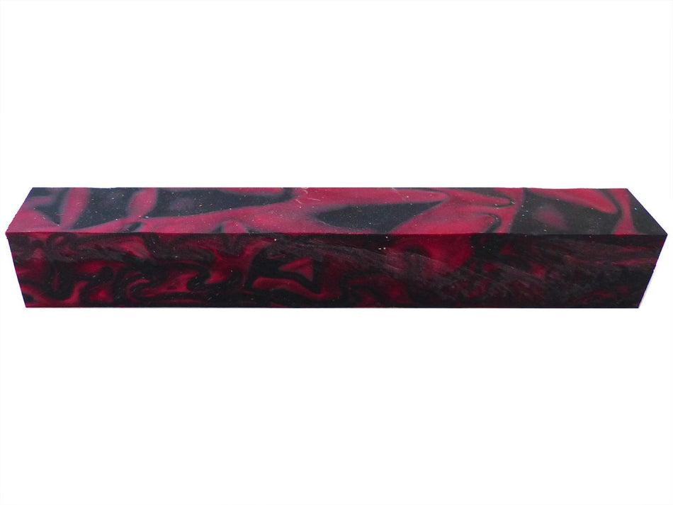 Kirinite True Blood Abstract Kirinite Acrylic Pen Blank - 150x20x20mm, 6x3/4x3/4"