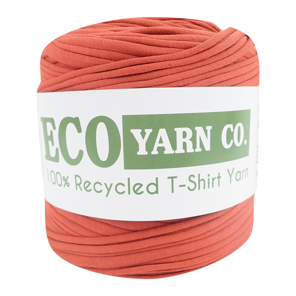 Burnt Orange Cotton T-Shirt Yarn - 120M, 700g