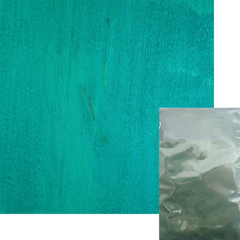 Emerald Green Alcohol Soluble Aniline Wood Dye Powder - 1oz, 28g
