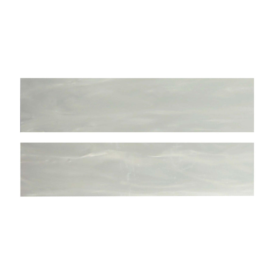 White Pearl Kirinite Acrylic Knife Scales (Pair)