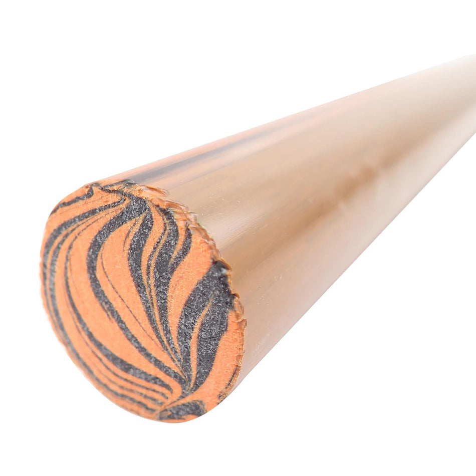 Orange Tiger Polyester Turning Blank