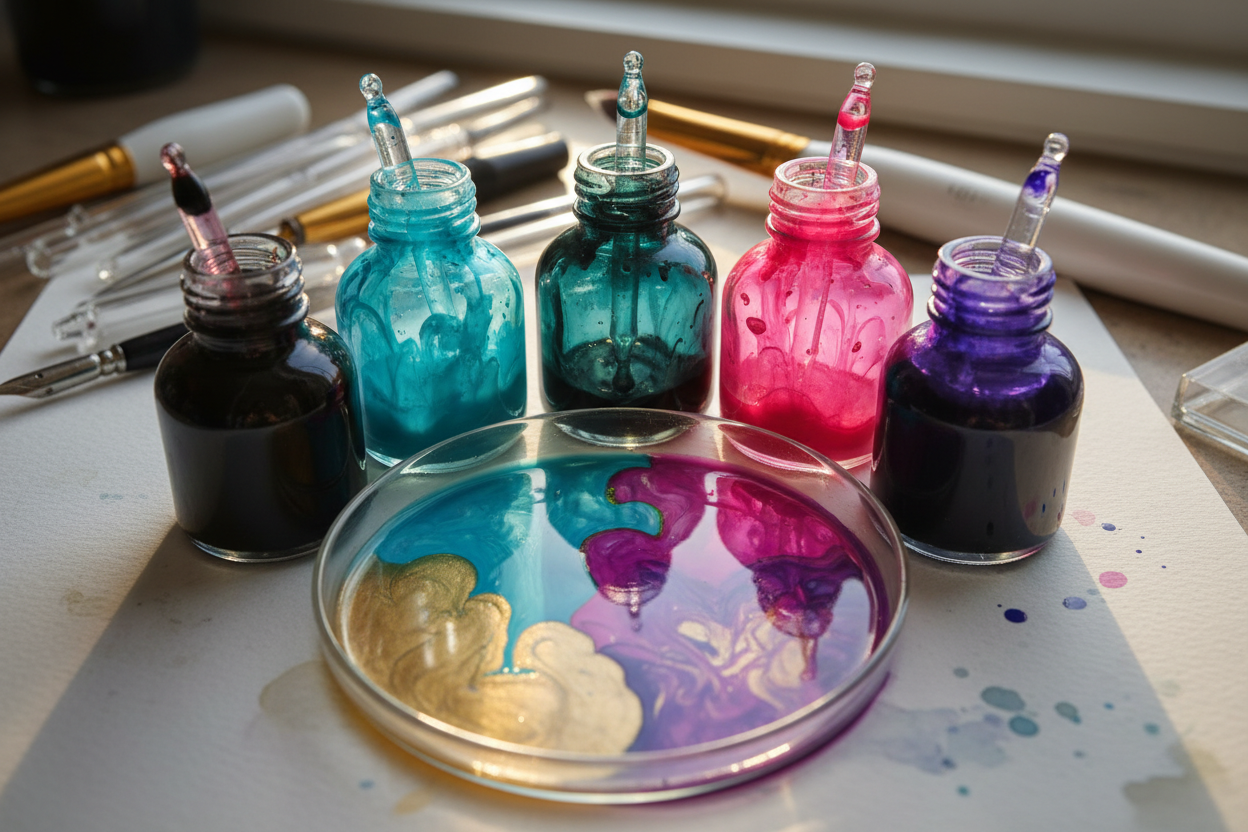 Dr. Ph. Martin's: Artist Inks & Liquid Watercolour Guide