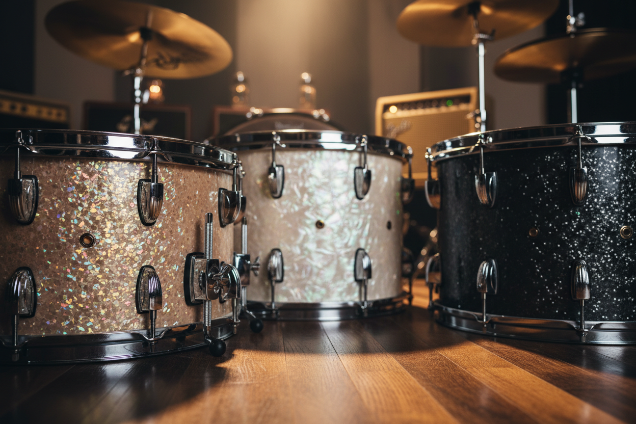 Drum Wrap Patterns: A Visual Guide to Classic Finishes