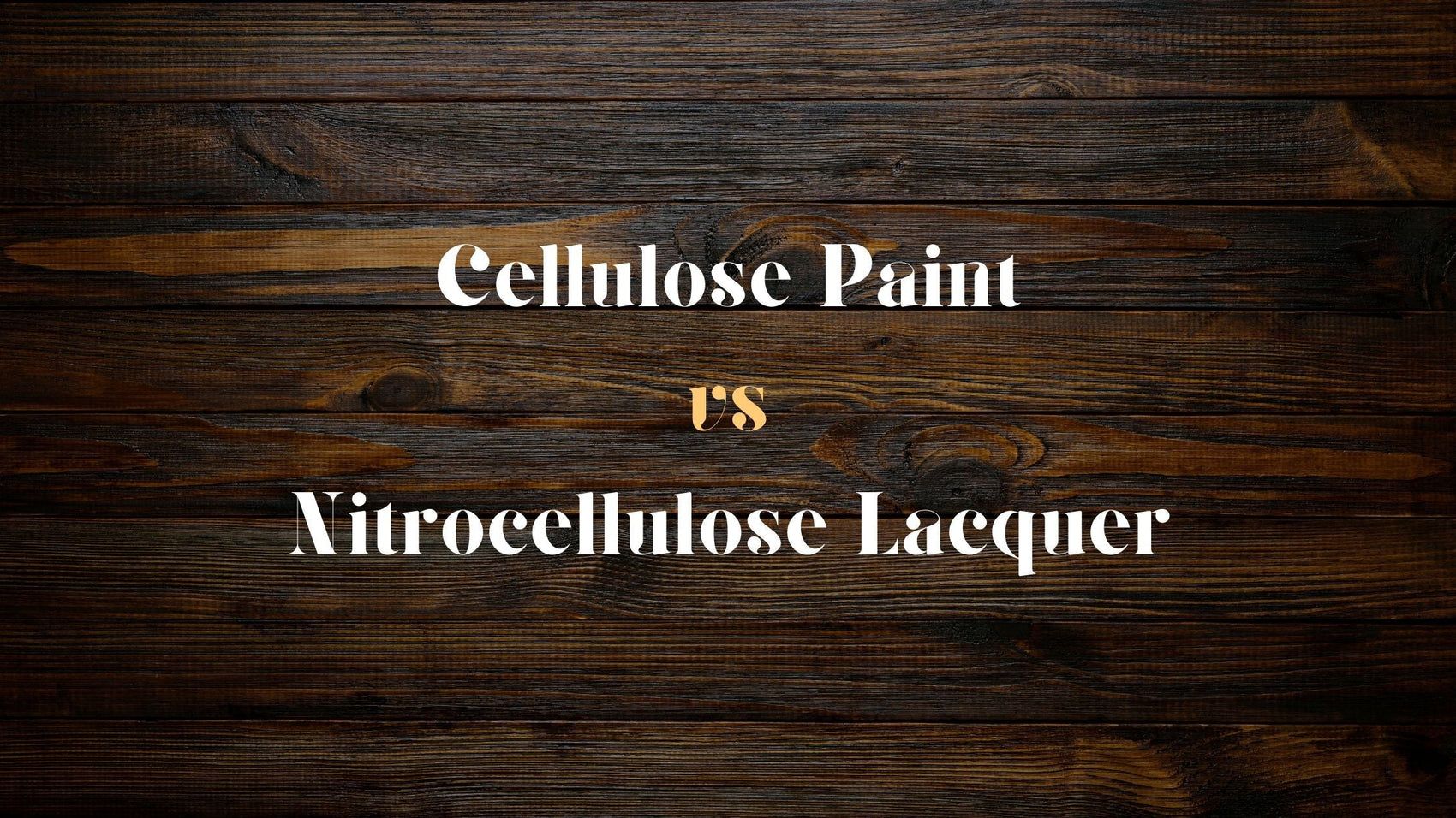 Side-by-side comparison of cellulose paint and nitrocellulose lacquer on guitar finish samples