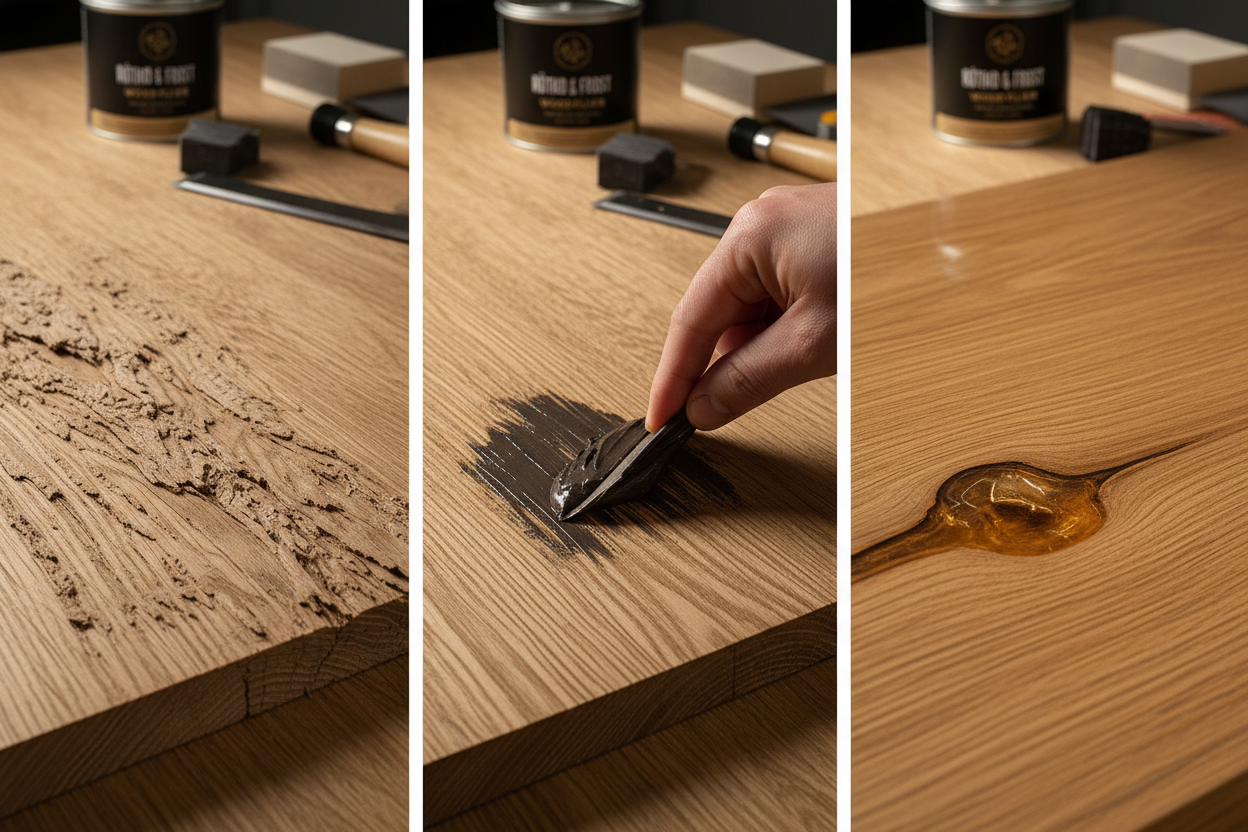 How to Use Wood Filler: Grain Filler vs Gap Filler vs Epoxy