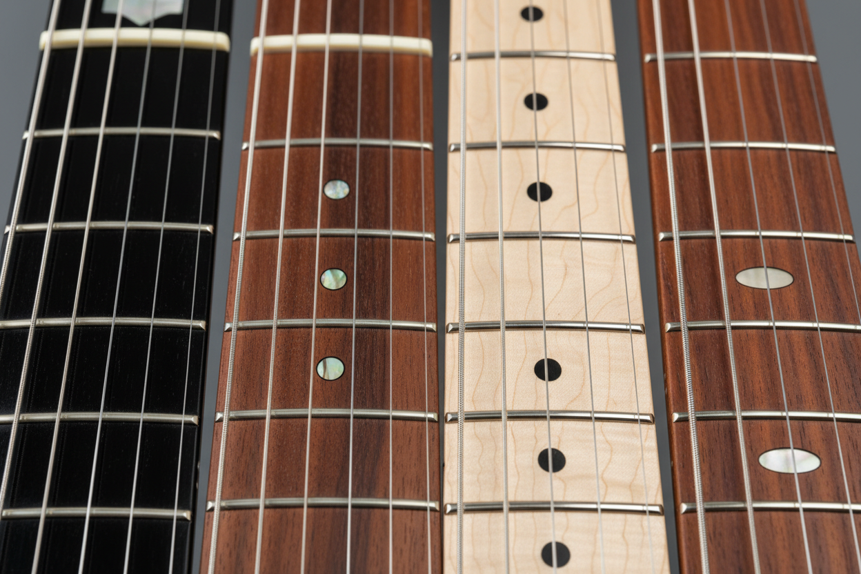 Guitar Fretboard Woods Explained: Ebony vs Rosewood vs Maple