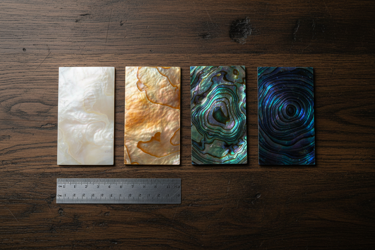 Pearl vs Abalone vs Paua vs Mother-of-Pearl - A Guide to Inlay Shell Materials