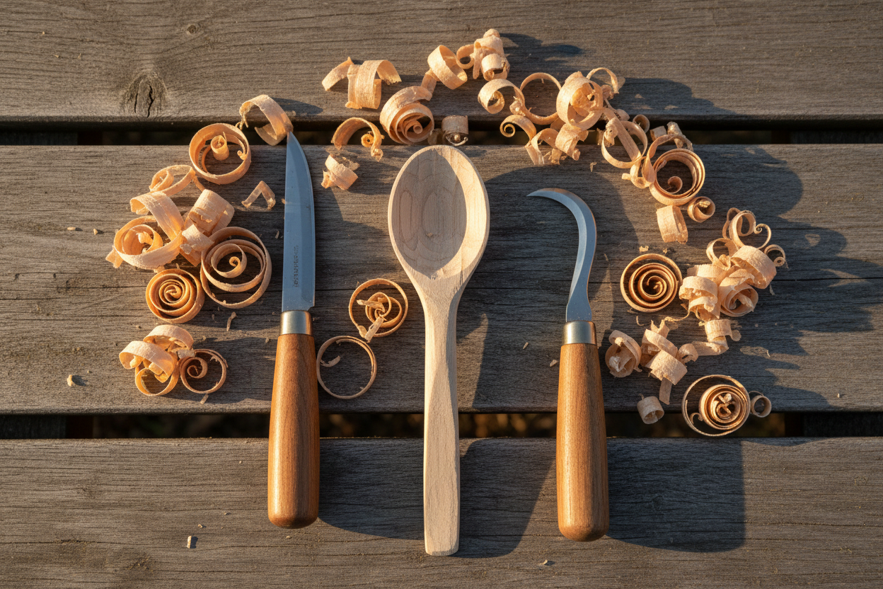 How to Whittle a Spoon: From Blank to Finished Piece