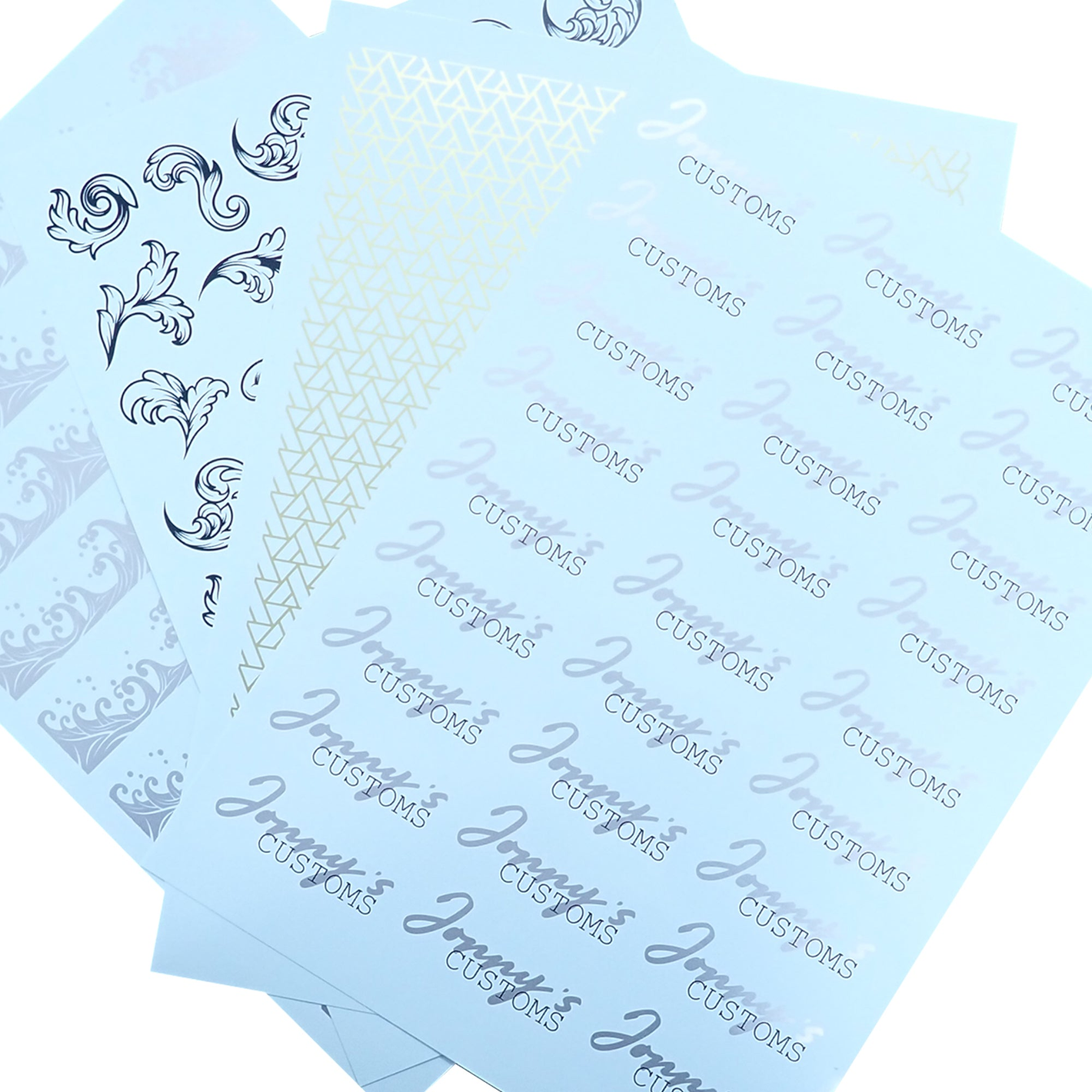 Custom Guitar Decals in Your Design