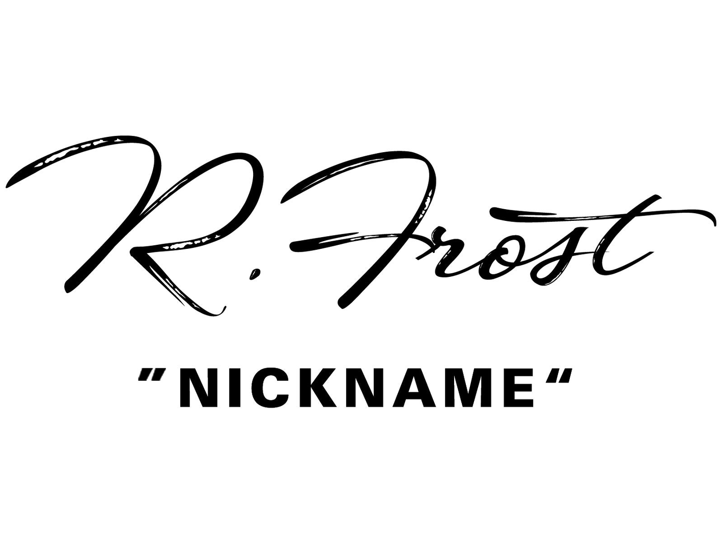 Custom Guitar Signature Decal