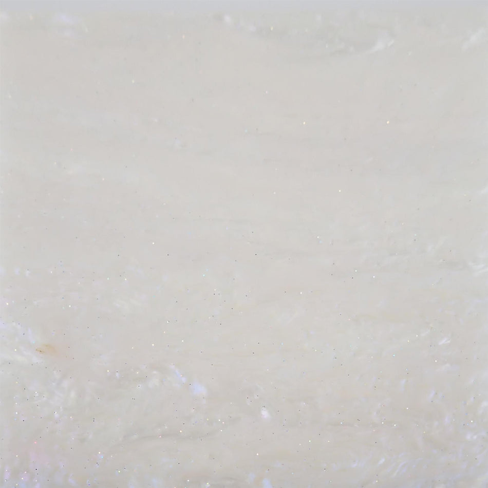 White Glittering Smoky Cast Acrylic Sheet (3mm thick)